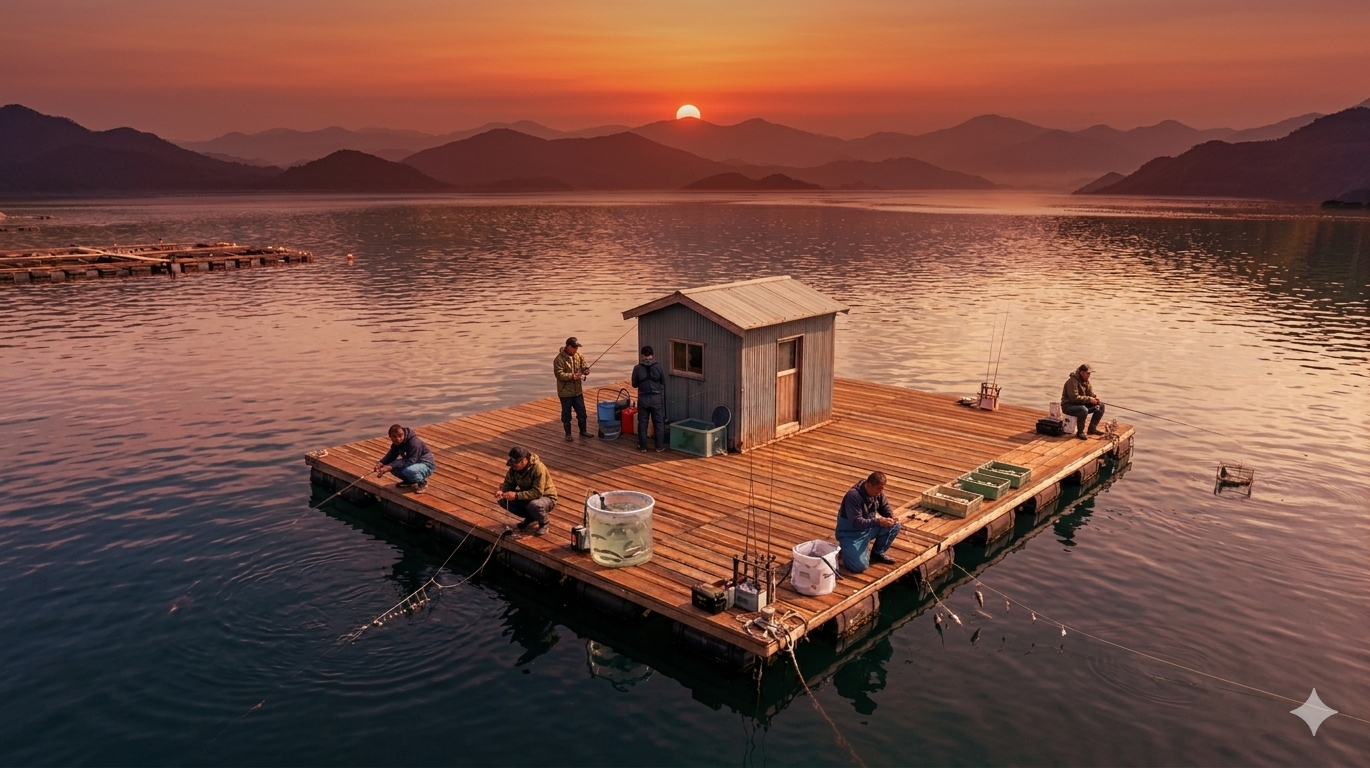 浅川釣りいかだのイメージ